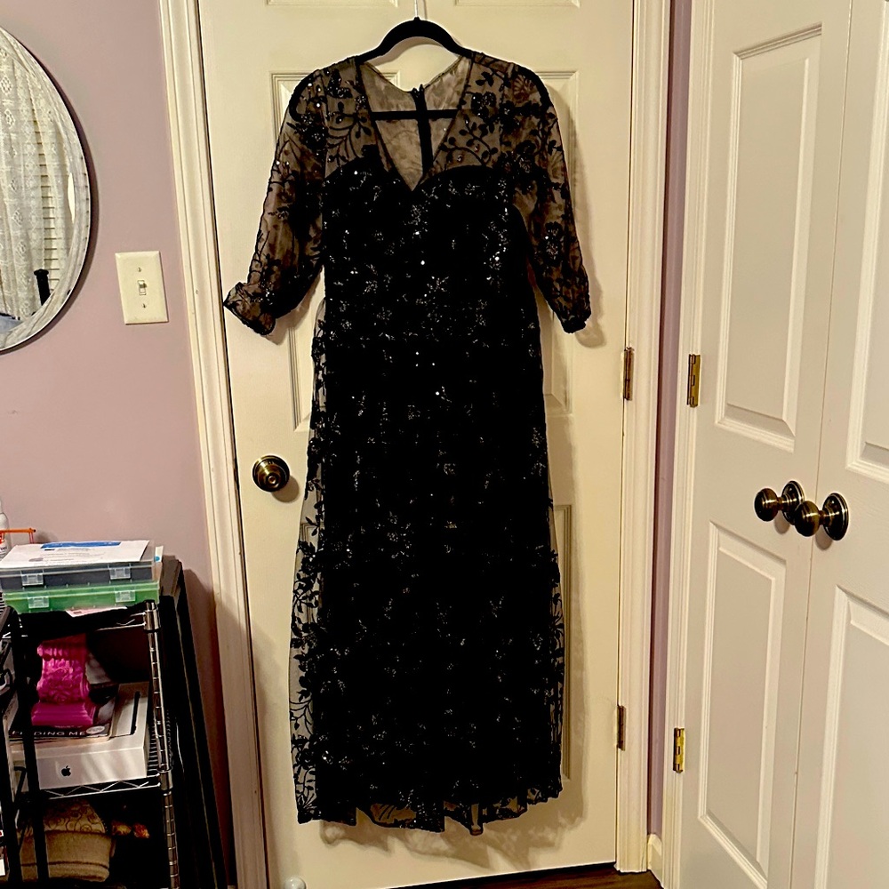 JJs House Black Lace Wedding Dress